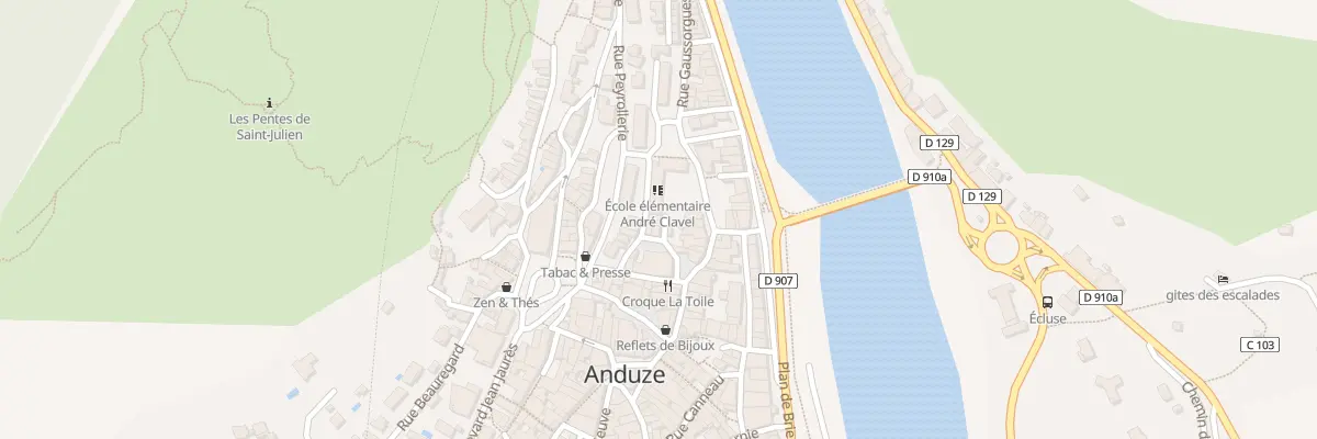 Plan du 2 Imp de l’Argenterie à Anduze