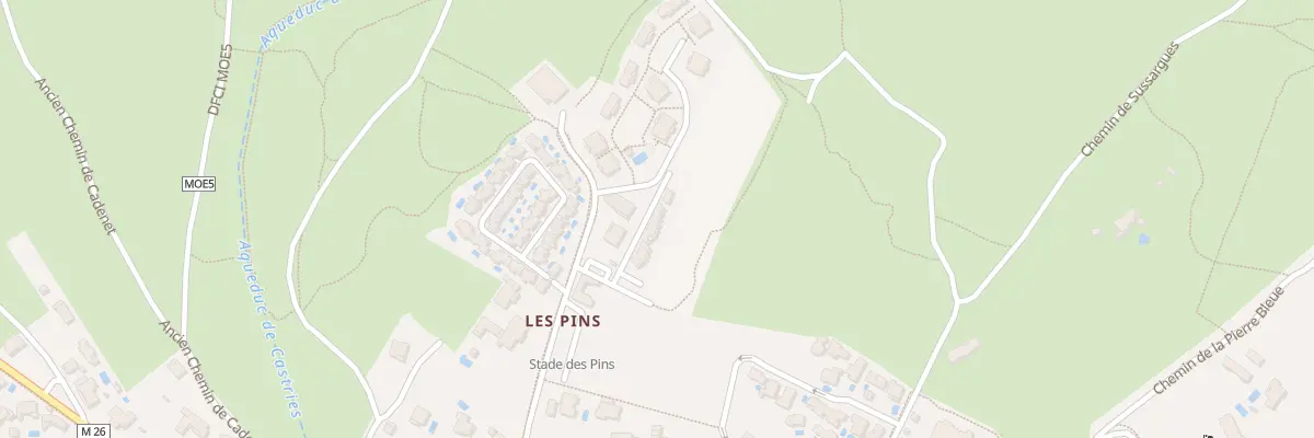 Plan du 324 Rue des Romarins à Castries