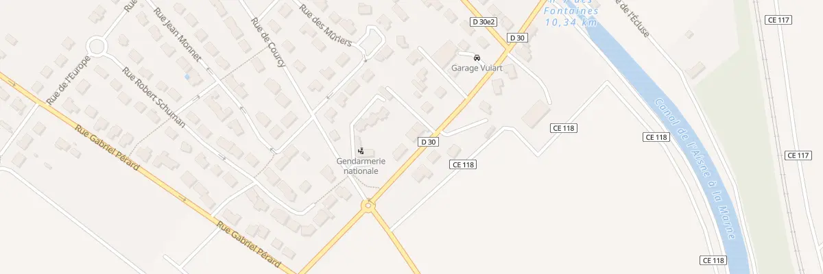 Plan du 6T Rue de Villers Franqueux à Loivre