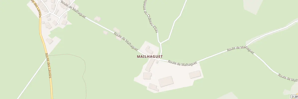 Plan du 5031 Malhaguet à Alleyrac