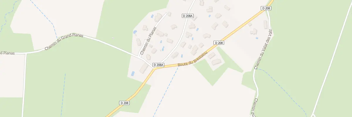 Plan du 475 Rue des Horts du Bourguet à Brouzet-lès-Quissac