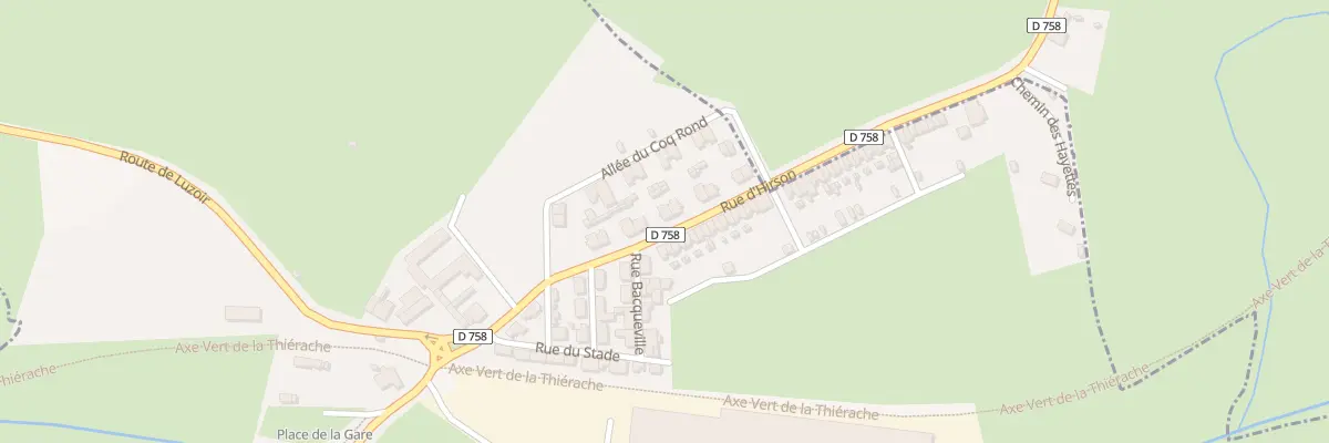 Plan du 13 Rue d’Hirson à Effry