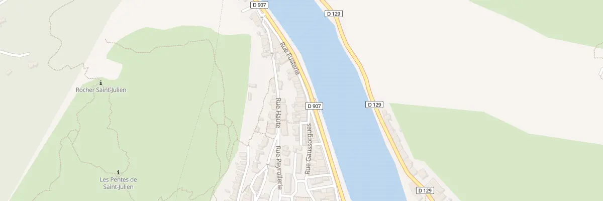 Plan du 77 Rue Fusterie à Anduze