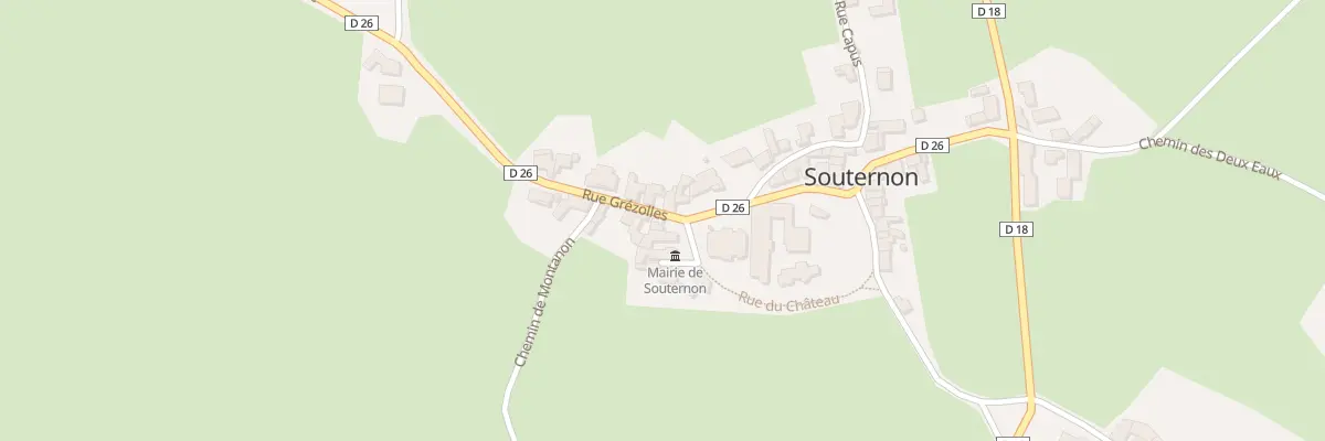 Plan du 8 Rue de Grezolles à Souternon