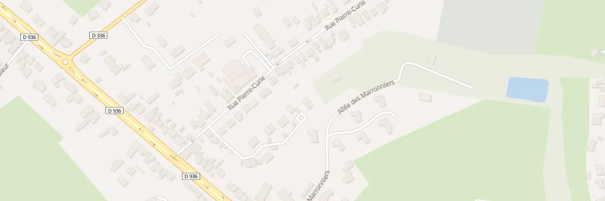 Plan du 8 Res le Vallon Rue Pierre Curie à Rousies
