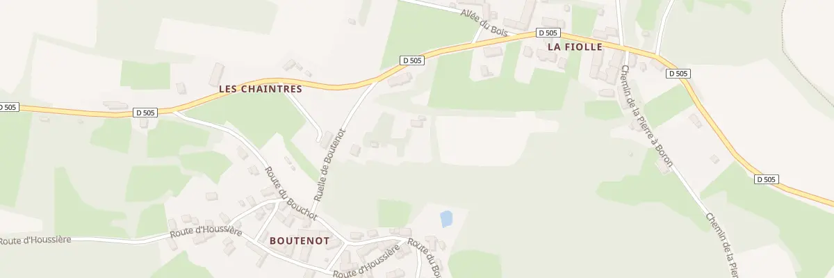 Plan du 122C La Fiole à Planchez