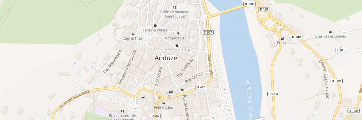 Plan du 5 Rue Meynadier à Anduze