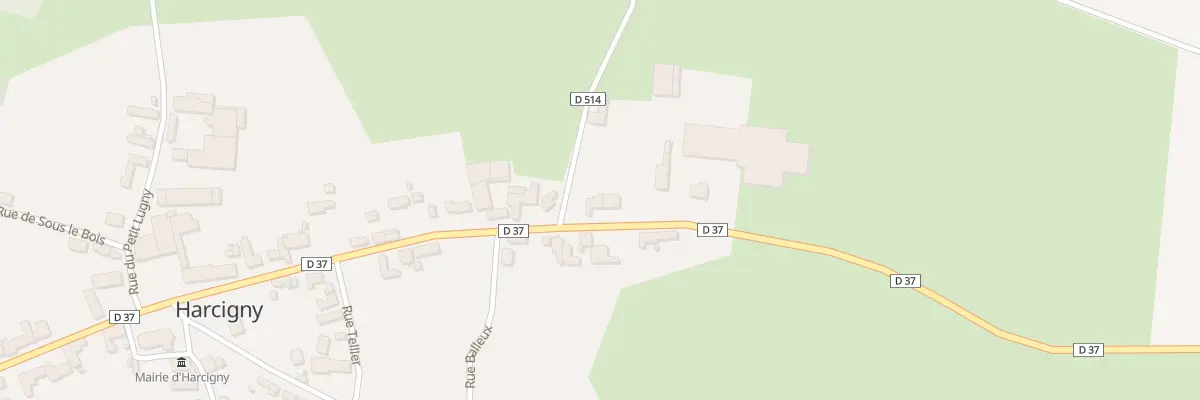 Plan du 23 Rue de Plomion à Harcigny
