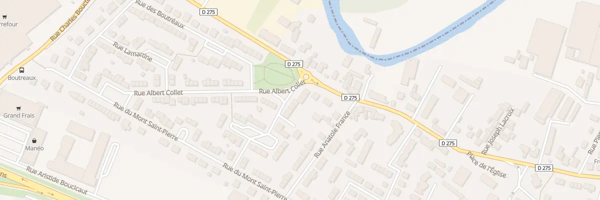 Plan du 5 Rue Albert Collet à Tinqueux