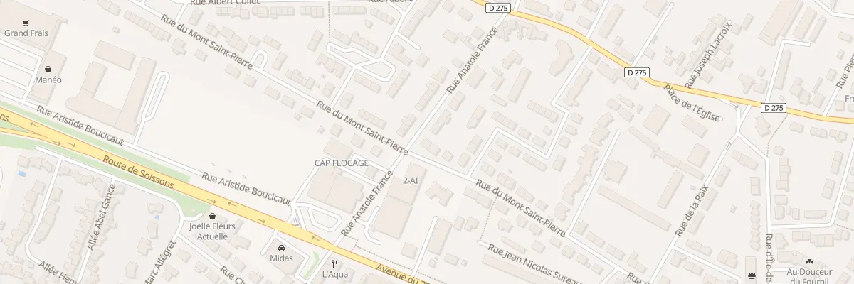 Plan du 50 Rue du Mont Saint Pierre à Tinqueux
