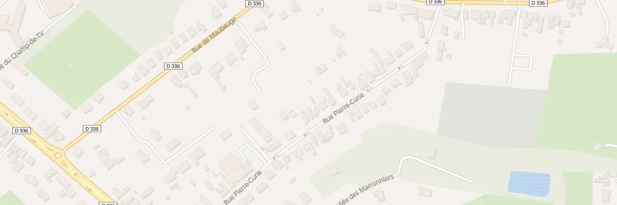 Plan du 34 Rue Pierre Curie à Rousies