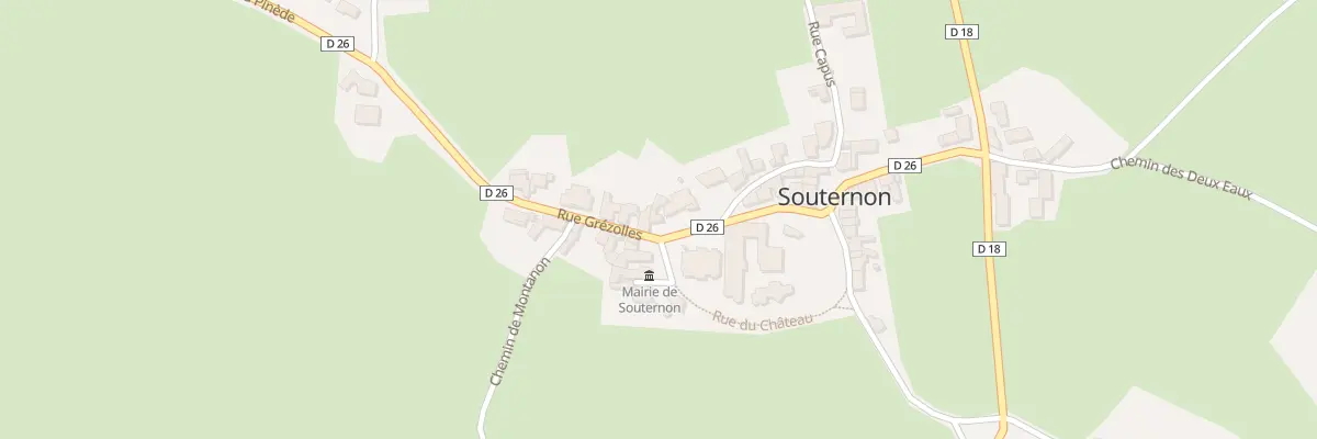 Plan du 14 Gr Grande Rue à Souternon