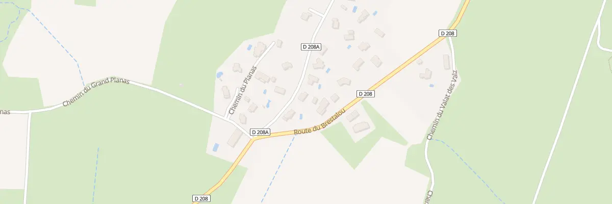 Plan du 425 Rue des Horts du Bourguet à Brouzet-lès-Quissac