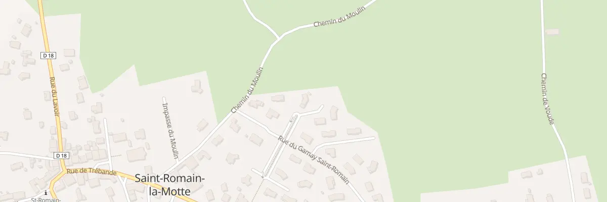 Plan du 43 Imp du Fromental à Saint-Romain-la-Motte