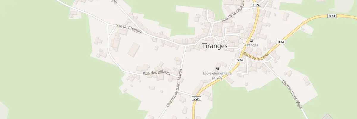 Plan du 4 Che de Saint Martin à Tiranges