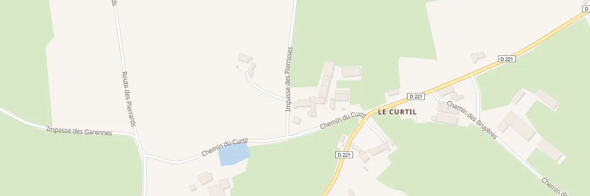 Plan du 114 Che du Curtil à Melay