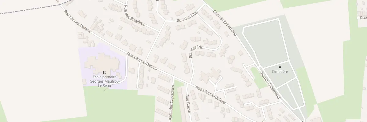 Plan du 5 Rue des Iris à Ferrière-la-Grande