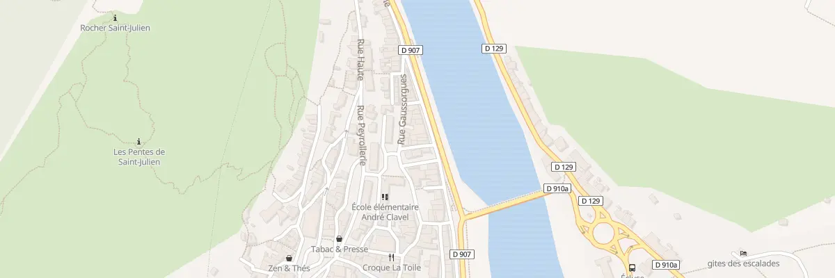 Plan du 47 Rue Fusterie à Anduze