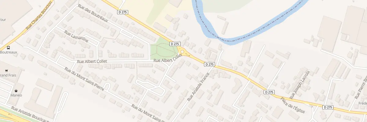 Plan du 1 Rue Albert Collet à Tinqueux