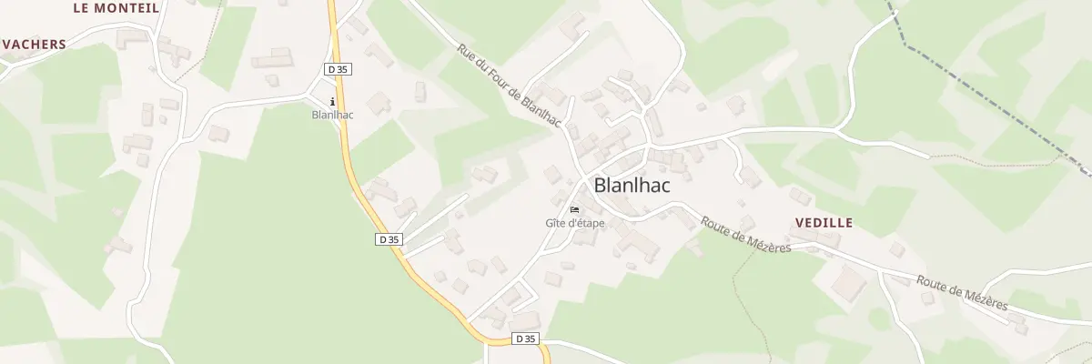 Plan du 5243A Blanhac à Rosières
