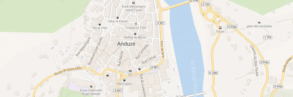 Plan du 18 Rue Canneau à Anduze