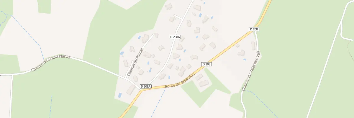 Plan du 419 Rue des Horts du Bourguet à Brouzet-lès-Quissac