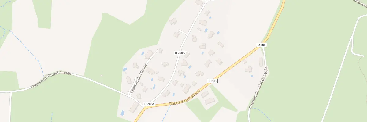 Plan du 365 Rue des Horts du Bourguet à Brouzet-lès-Quissac