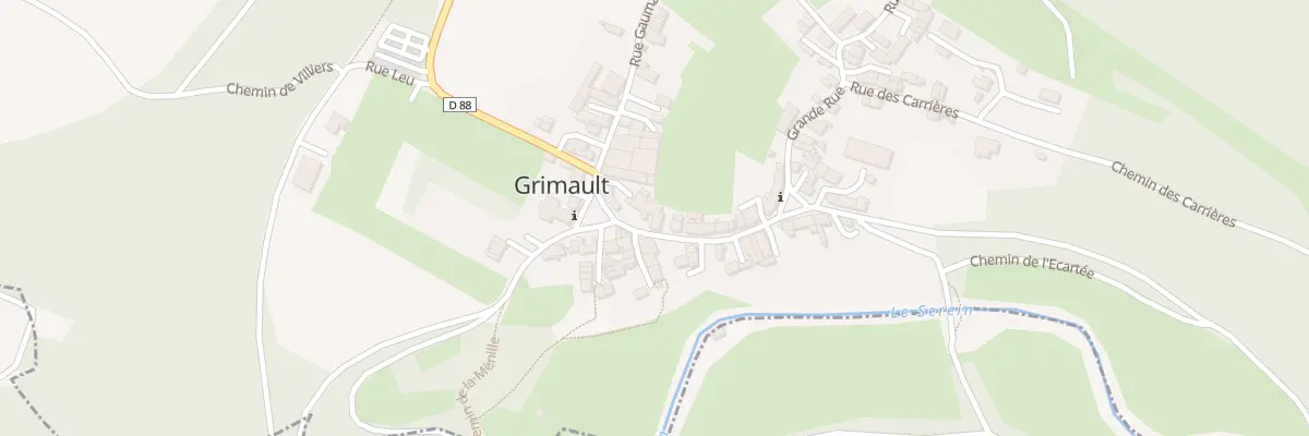 Plan du 1 Gr Grande Rue à Grimault