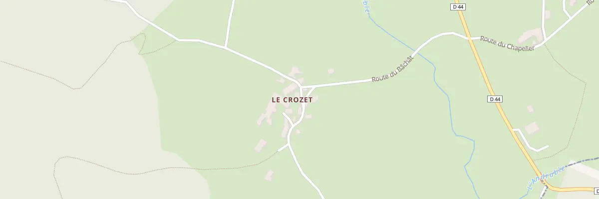 Plan du 323 Rte du Bâchât à Montarcher