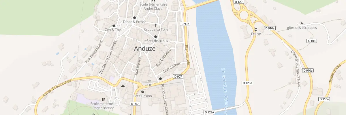 Plan du 4 Pl de l’Horloge à Anduze