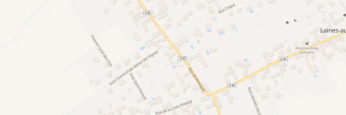 Plan du 6 Rue de Bretagne à Laines-aux-Bois