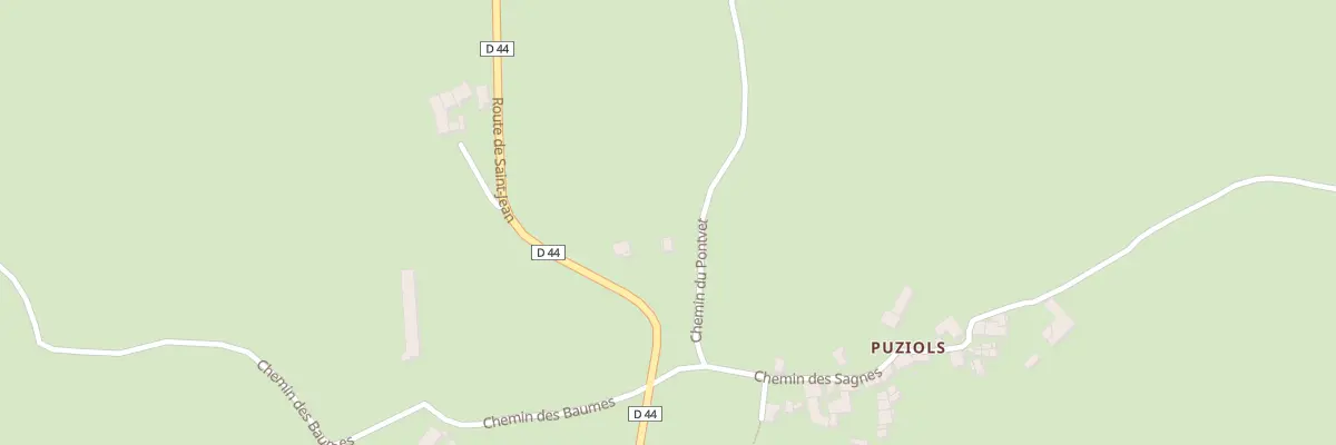 Plan du 1 Che du Pontvet à Gumières