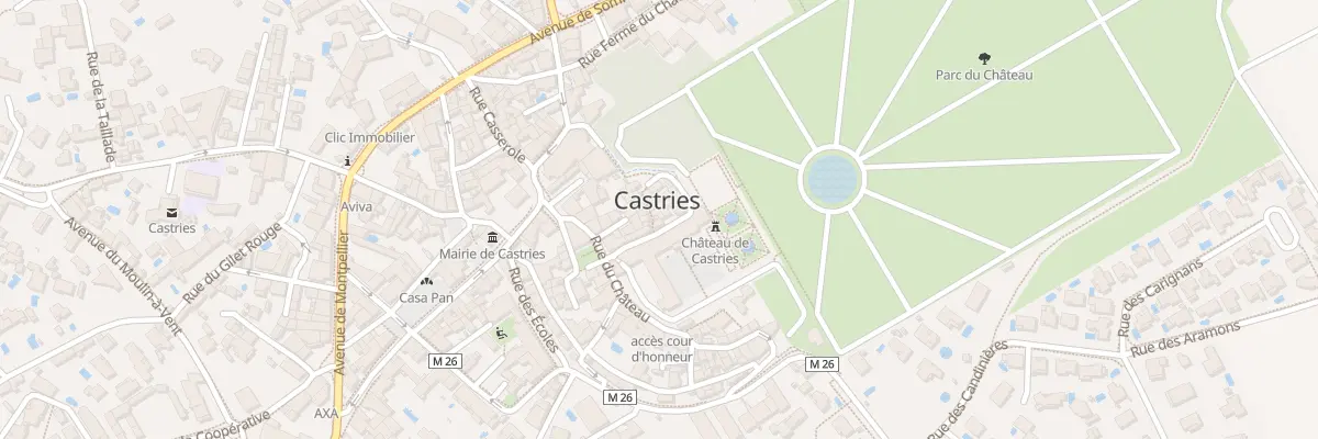 Plan du 21 Rue du Cantonnat à Castries