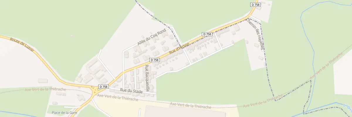 Plan du 30 Rue d’Hirson à Effry