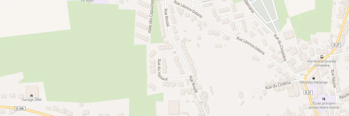Plan du 43 Rue Bousé à Ferrière-la-Grande