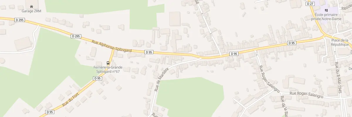 Plan du 6 Rue de la Marliere à Ferrière-la-Grande