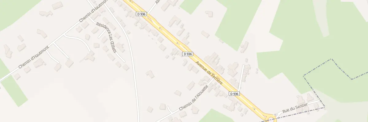 Plan du 166 Av de Ferriere à Rousies