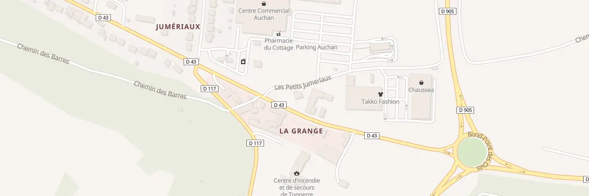 Plan du 95 Rue Georges Pompidou à Tonnerre