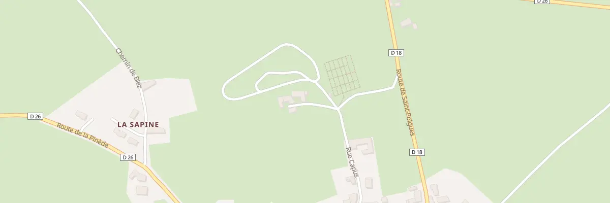 Plan du 323 Rue Capus à Souternon
