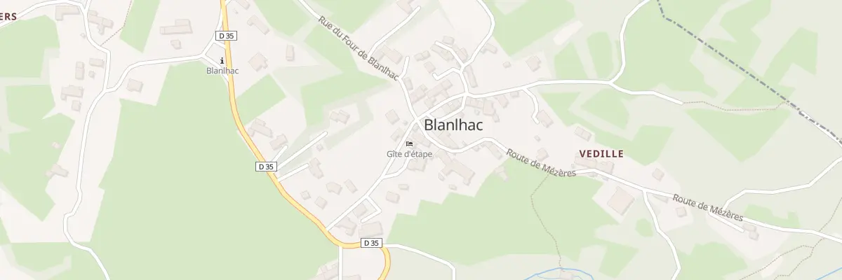 Plan du 5245 Blanlhac à Rosières