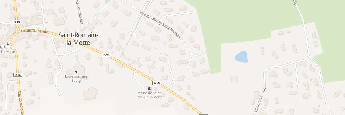 Plan du 250 Rue Gamay St Romain à Saint-Romain-la-Motte