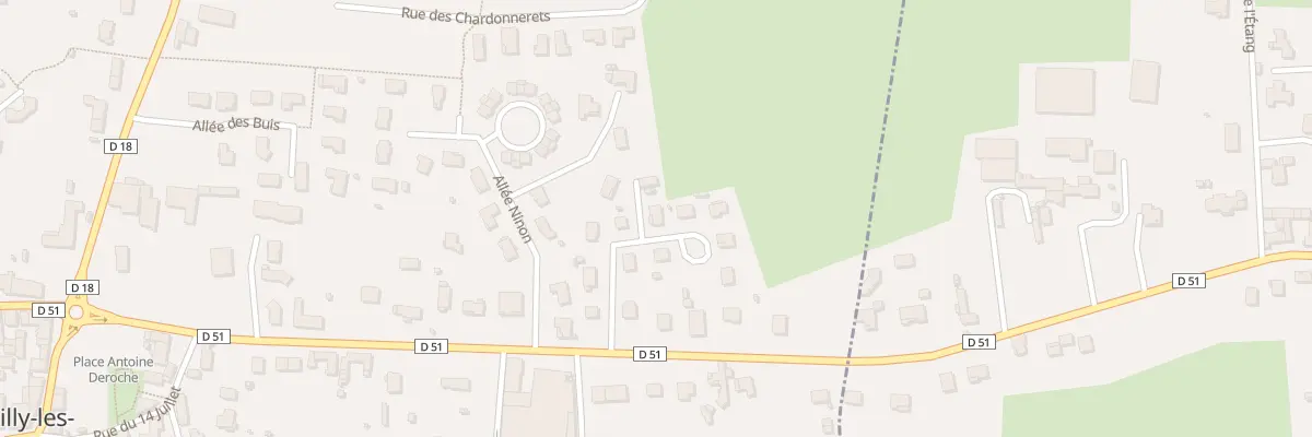 Plan du 117 Rue des Roses à Pouilly-les-Nonains