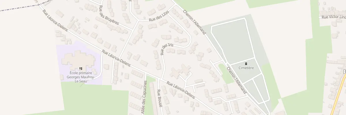 Plan du 12 Rue des Iris à Ferrière-la-Grande