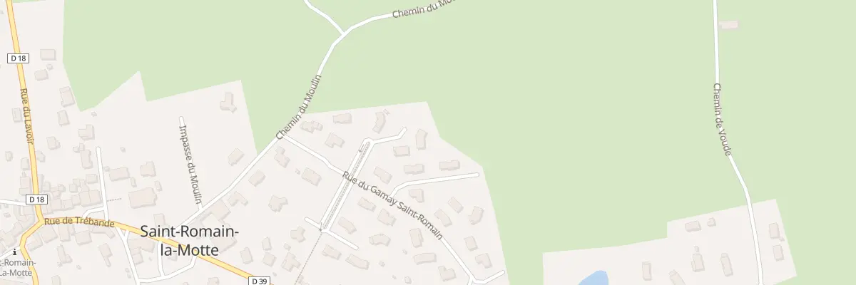 Plan du 87 Imp du Fromental à Saint-Romain-la-Motte