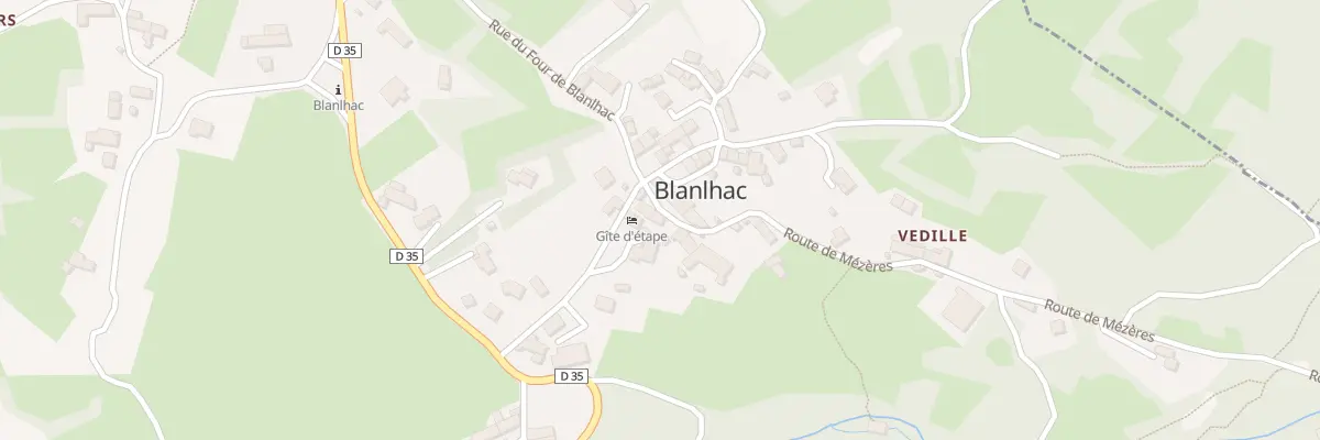 Plan du 5246 Blanlhac à Rosières