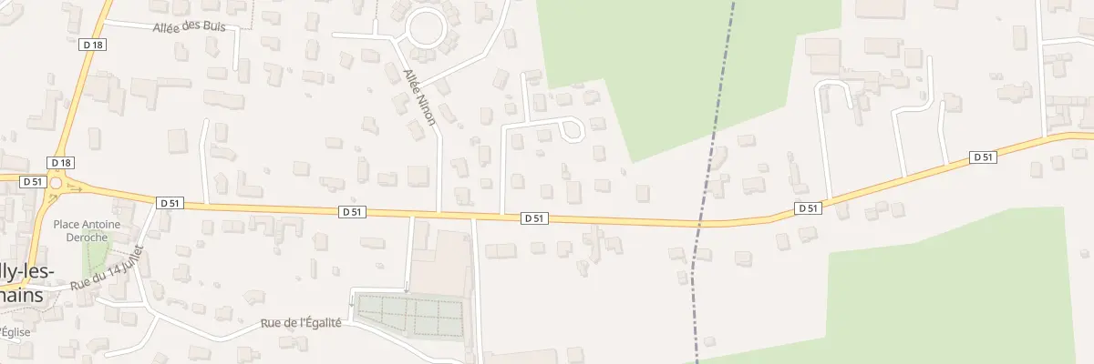 Plan du 457 Rte de Roanne à Pouilly-les-Nonains