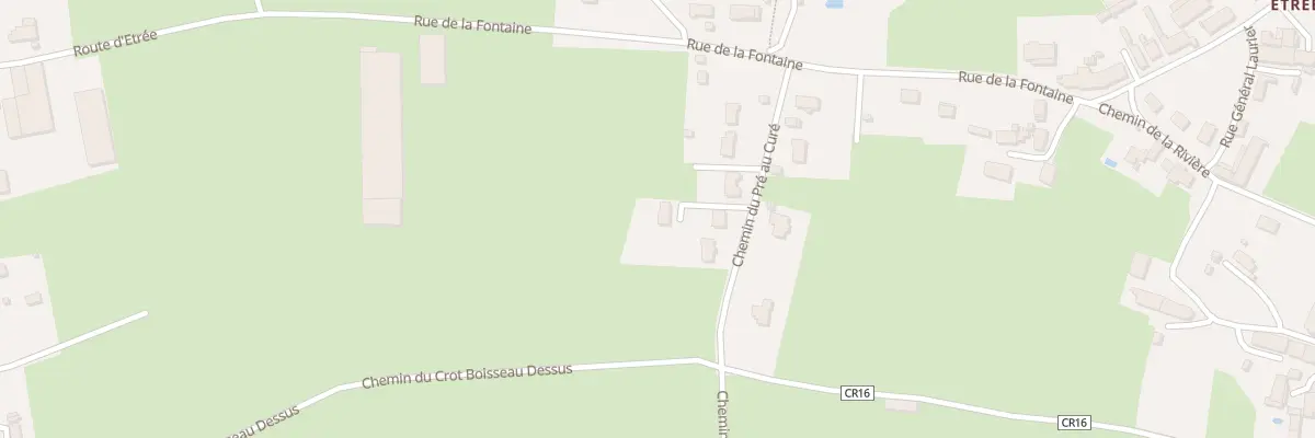 Plan du 8 Chem du Pre au Cure à Magny