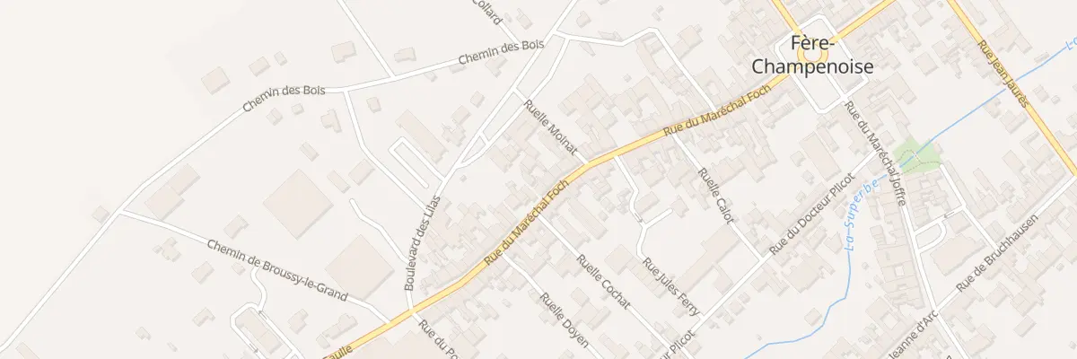 Plan du 238 Rue du Mal Foch à Fère-Champenoise