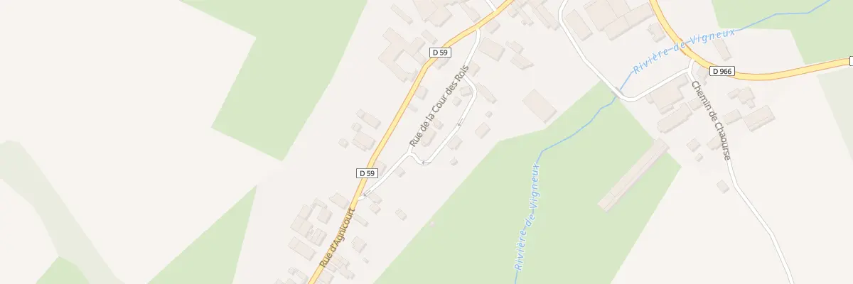 Plan du 6 Rue de la Cour des Rois à Vigneux-Hocquet