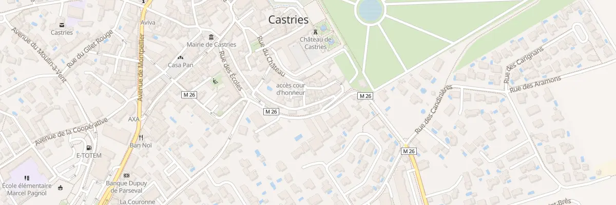 Plan du 13 Rue du Lieutenant Paul Cals à Castries
